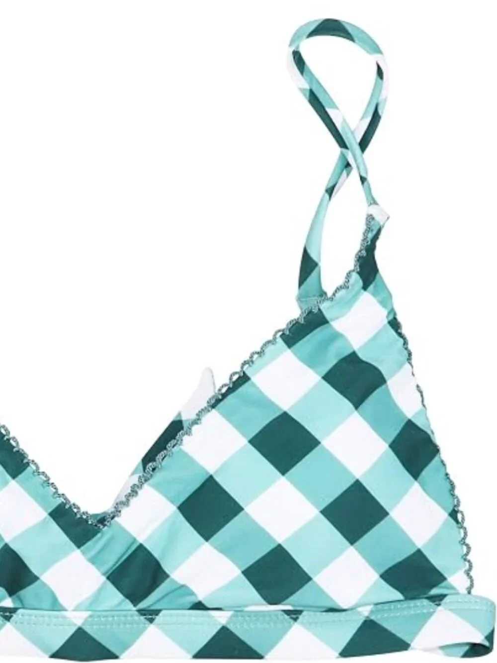 Raisins Curve Womens Waterfalls Seashell Bralette Top